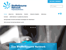 Tablet Screenshot of biomelbourne.org